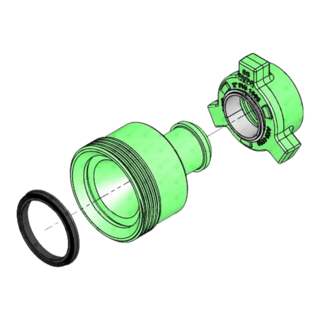 Crossover Union, 4” 1502 F x 2” 1502 M, 10000 psi, Sour Service