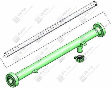 Debris Catcher 10K W/ 3” Fig 1502 Outlet, 4” X 106” Screen, 6" XXH Barrel & 4.060" ID Thru Flange 10000 PSI Sour Service